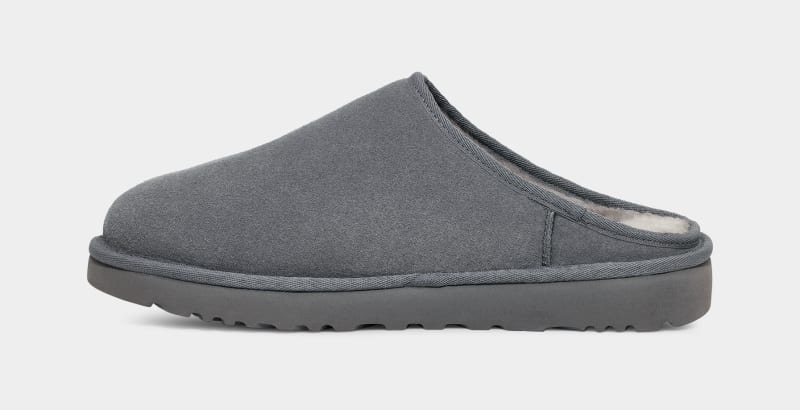 Grey Ugg Classic Slip-On Men's Slippers | South Africa-7203519