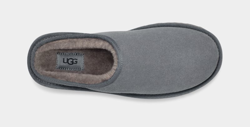 Grey Ugg Classic Slip-On Men's Slippers | South Africa-7203519