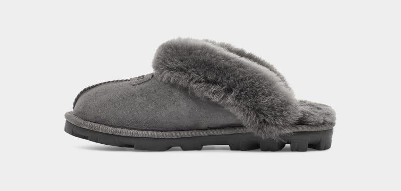 Grey Ugg Coquette Women's Slippers | South Africa-2046981