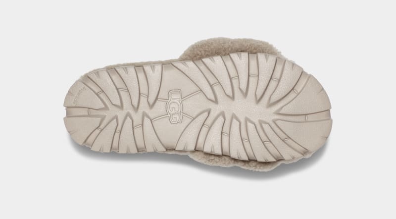 Grey Ugg Cozetta Curly Women's Slippers | South Africa-9748513