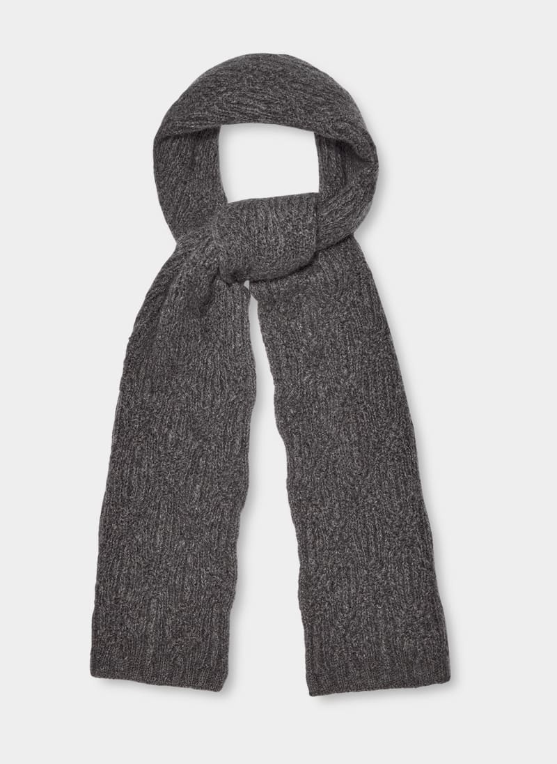 Grey Ugg Desmond Cable Knit Women\'s Scarf | South Africa-6791450