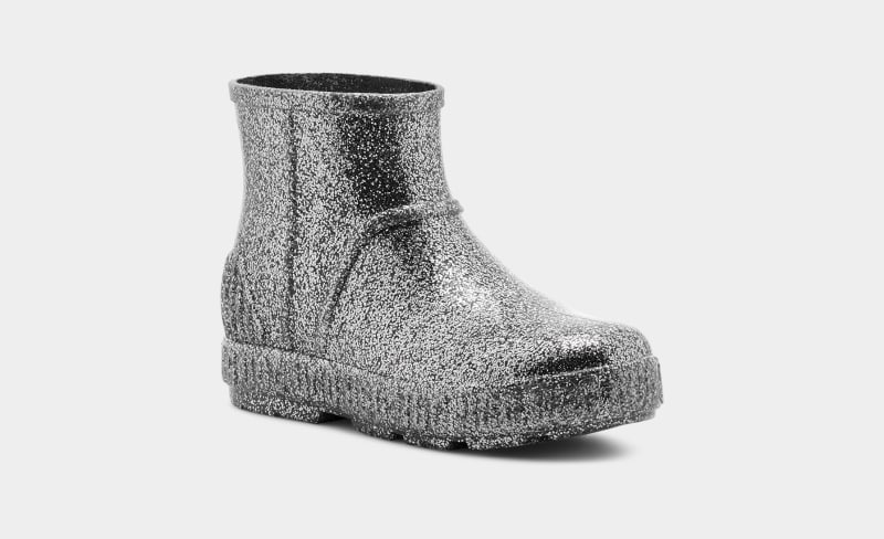 Grey Ugg Drizlita Glitter Kids' Boots | South Africa-9457608