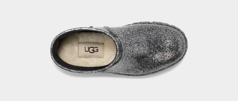 Grey Ugg Drizlita Glitter Kids' Boots | South Africa-9457608