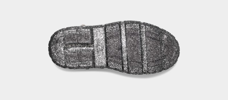 Grey Ugg Drizlita Glitter Kids' Boots | South Africa-9457608