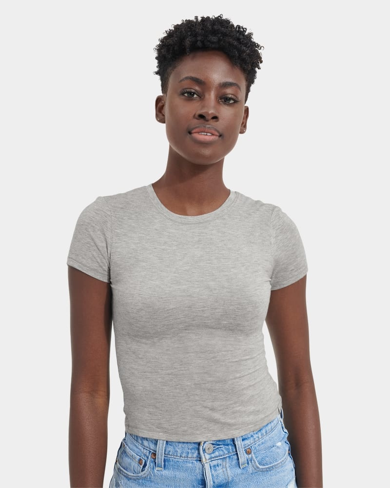 Grey Ugg Miriam Baby Women's Tee | South Africa-1475260