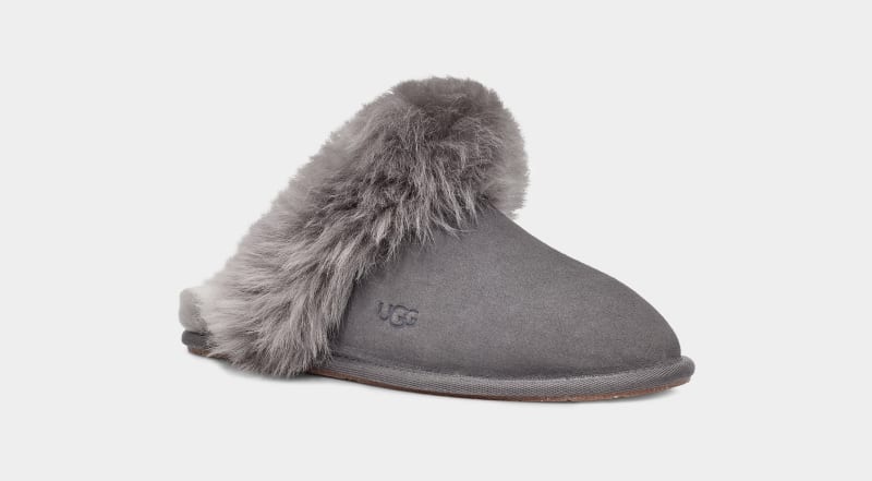 Grey Ugg Scuff Sis Women's Slippers | South Africa-1095428