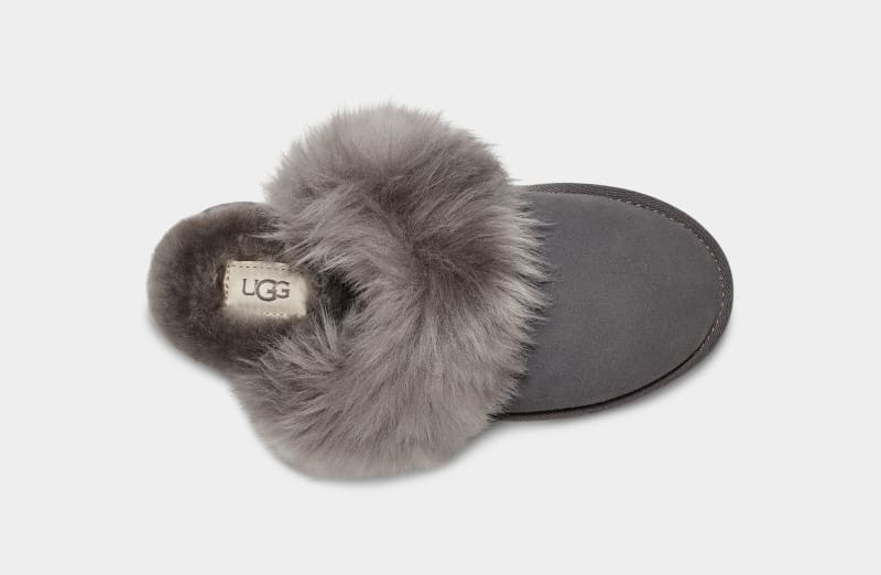 Grey Ugg Scuff Sis Women's Slippers | South Africa-1095428