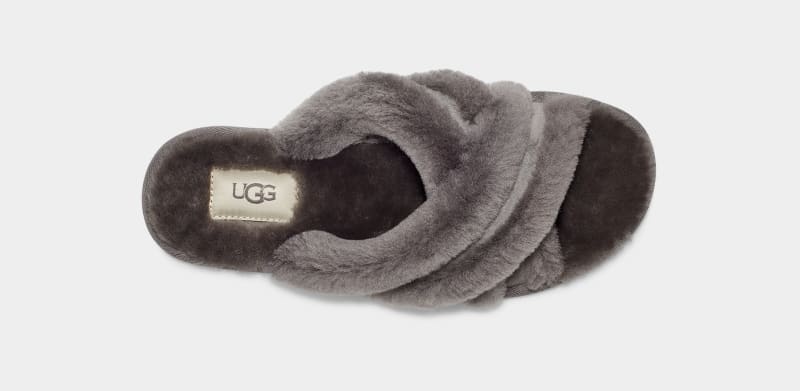 Grey Ugg Scuffita Women's Slippers | South Africa-4209513