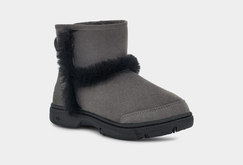 Grey Ugg Sunburst Mini Women's Winter Boots | South Africa-8725143