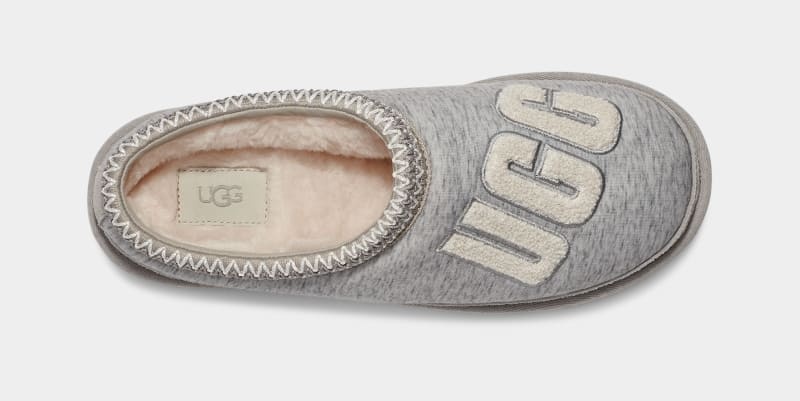 Grey Ugg Tasman Fur Jersey Cozy Men's Clogs | South Africa-3026917