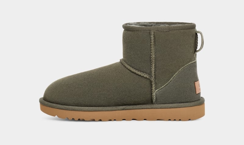 Khaki Ugg Classic Mini Regenerate Women's Boots | South Africa-9635781