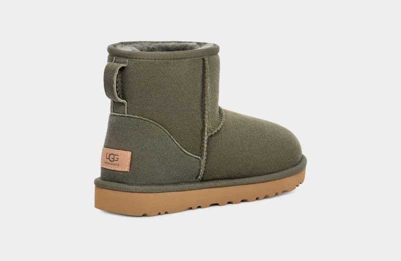 Khaki Ugg Classic Mini Regenerate Women's Boots | South Africa-9635781