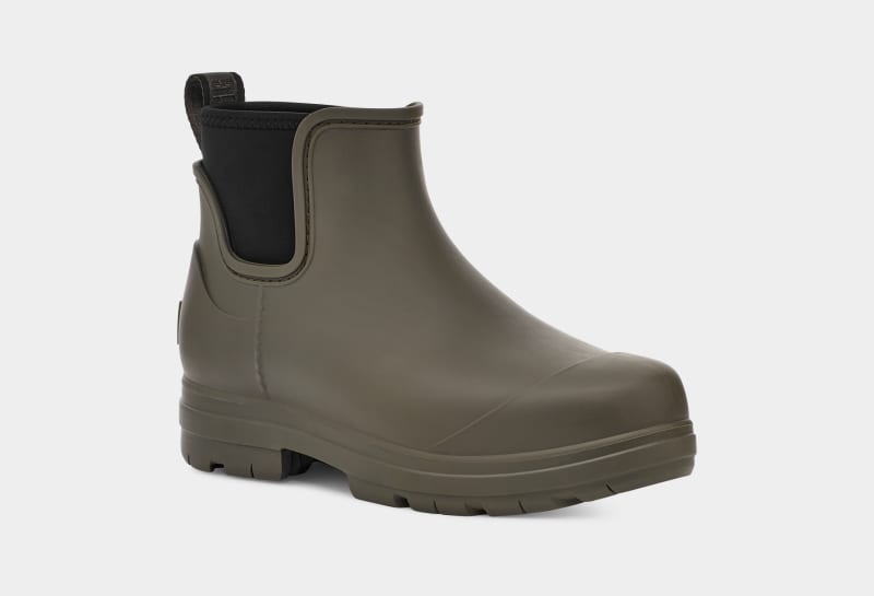 Khaki Ugg Droplet Women's Chelsea Boots | South Africa-9158670