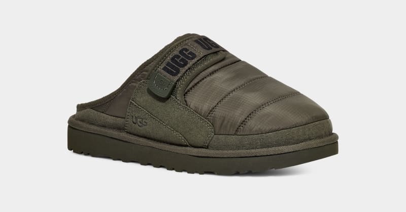 Khaki Ugg Dune Slip-On Lta Men's Slippers | South Africa-2831706