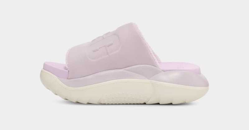 Lavender Ugg La Cloud Women's Slides | South Africa-6310589