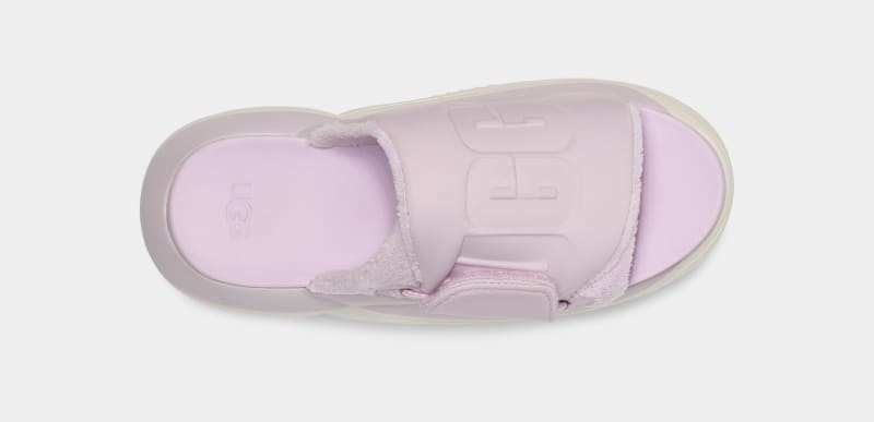 Lavender Ugg La Cloud Women's Slides | South Africa-6310589