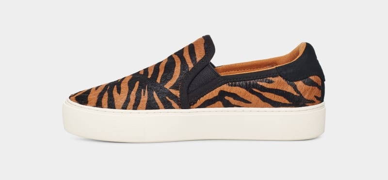 Leopard Ugg Cahlvan Tiger Print Women's Sneakers | South Africa-4753869