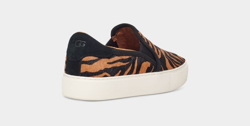 Leopard Ugg Cahlvan Tiger Print Women's Sneakers | South Africa-4753869