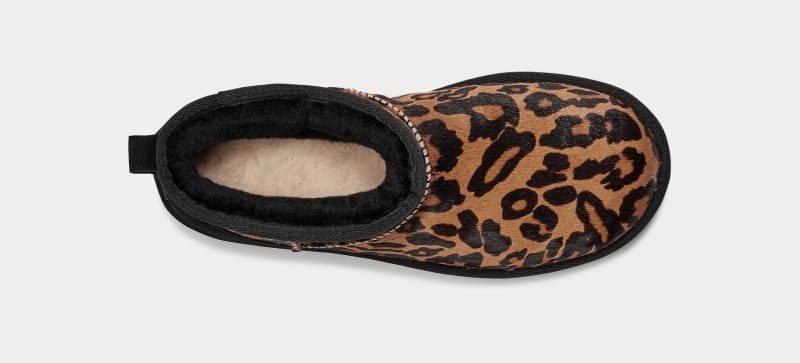 Leopard Ugg Classic Ultra Mini Panther Women's Boots | South Africa-9170325