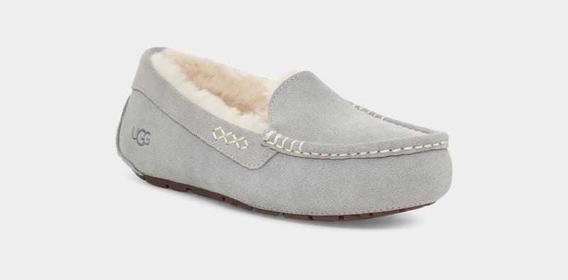 Light Grey Ugg Ansley Women's Moccasins | South Africa-0815342