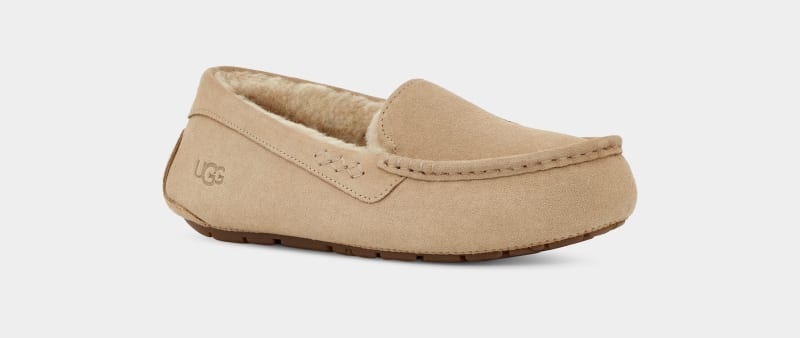 Mustard Ugg Ansley Women's Moccasins | South Africa-9541638