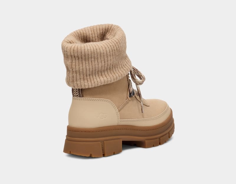 Mustard Ugg Ashton Hiker Women's Winter Boots | South Africa-4623109