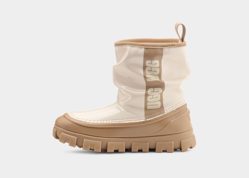 Mustard Ugg Classic Brellah Mini Kids' Boots | South Africa-2496831