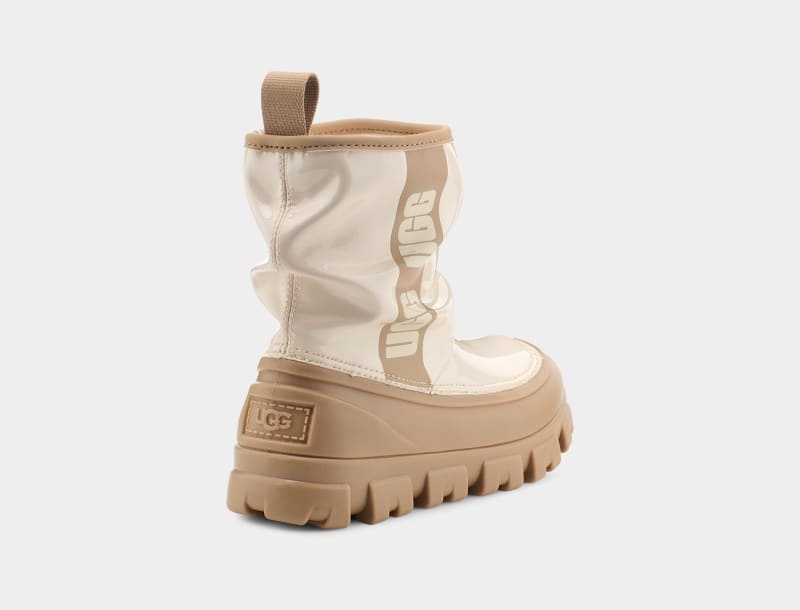 Mustard Ugg Classic Brellah Mini Kids' Boots | South Africa-2496831