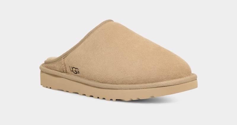 Mustard Ugg Classic Slip-On Men's Slippers | South Africa-2935084