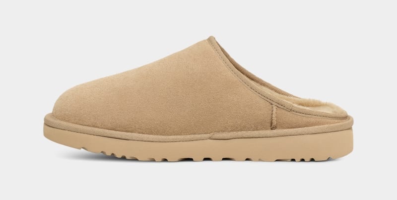 Mustard Ugg Classic Slip-On Men's Slippers | South Africa-2935084