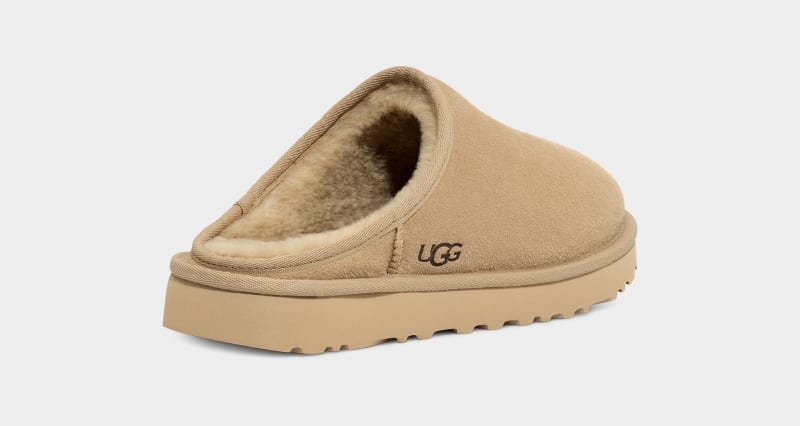 Mustard Ugg Classic Slip-On Men's Slippers | South Africa-2935084