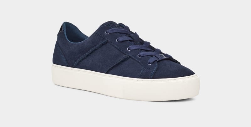 Navy Ugg Dinale Women's Sneakers | South Africa-4815273