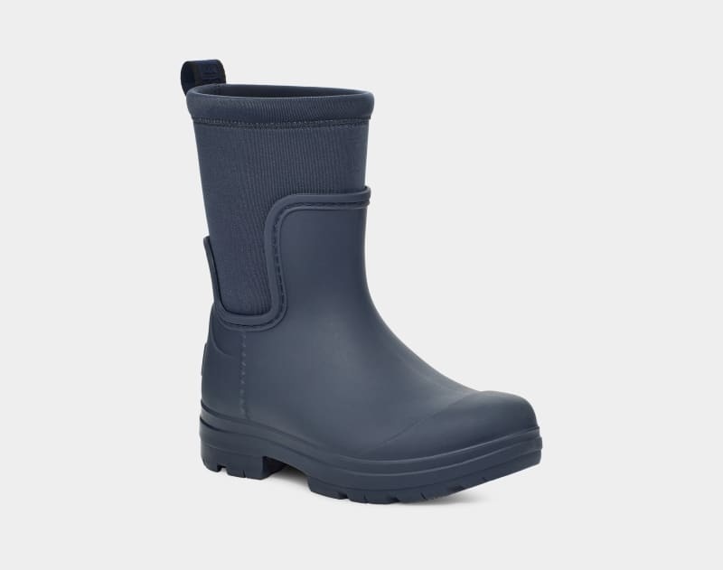 Navy Ugg Droplet Mid Kids' Boots | South Africa-8392614