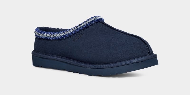 Navy Ugg Tasman Men's Slippers | South Africa-1372460