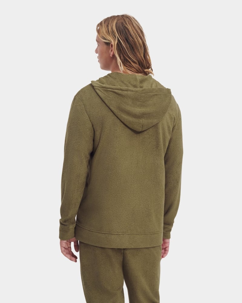 Olive Ugg Edmond Men's Sweatshirts | South Africa-0981534