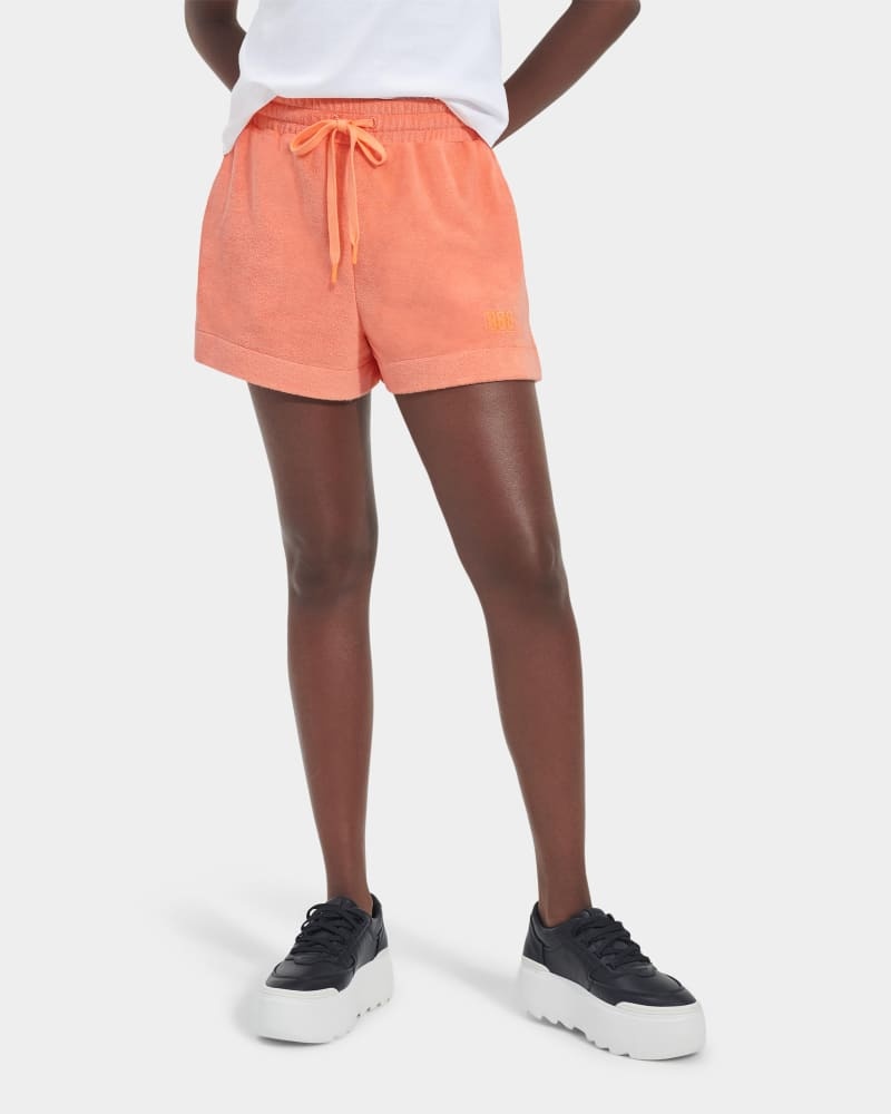 Orange Ugg Amiah Drawstring Women's Shorts | South Africa-3870456