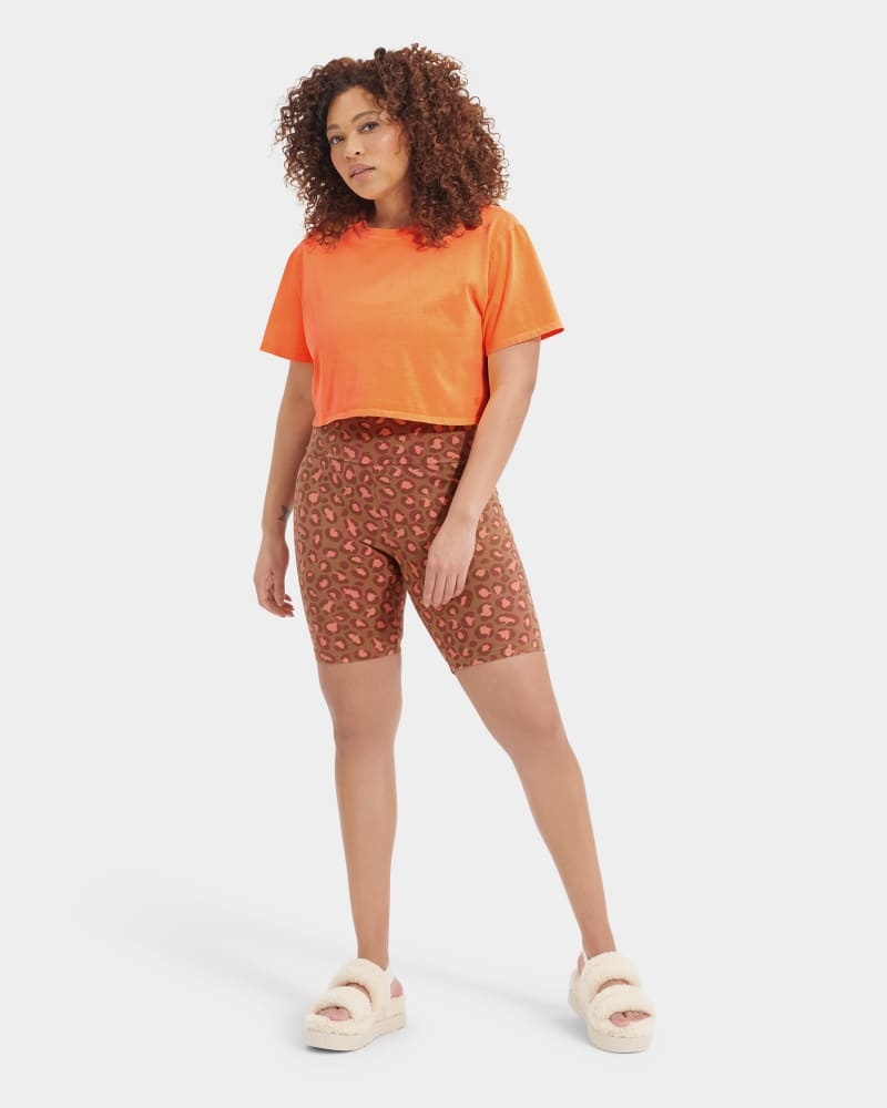 Orange Ugg Tana Cropped Women's Tee | South Africa-2596174