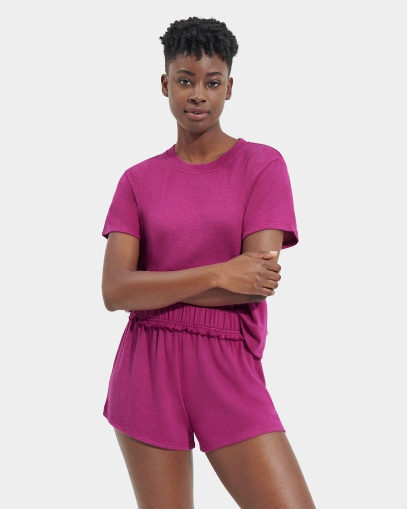 Pink Ugg Aniyah Set Women's Sleepwear | South Africa-1590423