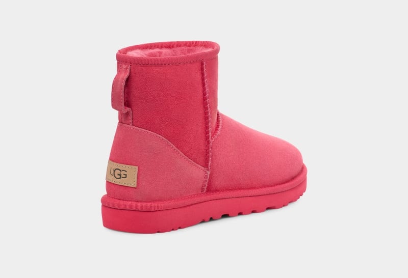 Pink Ugg Classic Mini Ii Women's Boots | South Africa-2364815