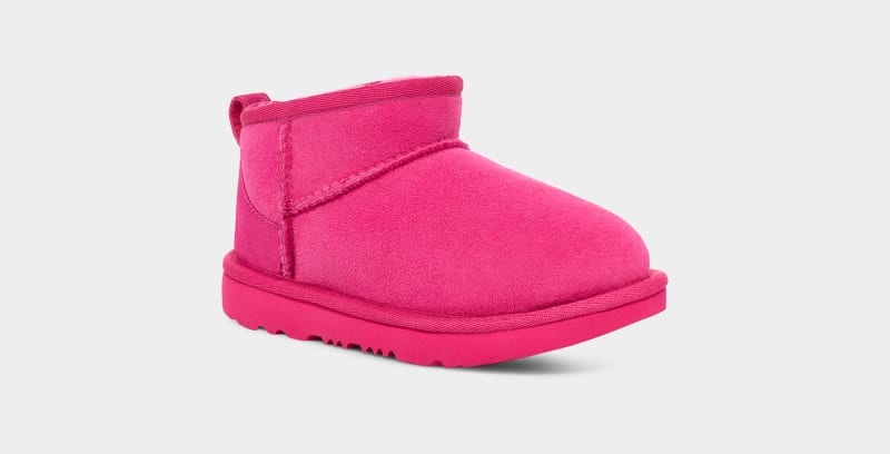 Pink Ugg Classic Ultra Mini Kids' Boots | South Africa-3219684