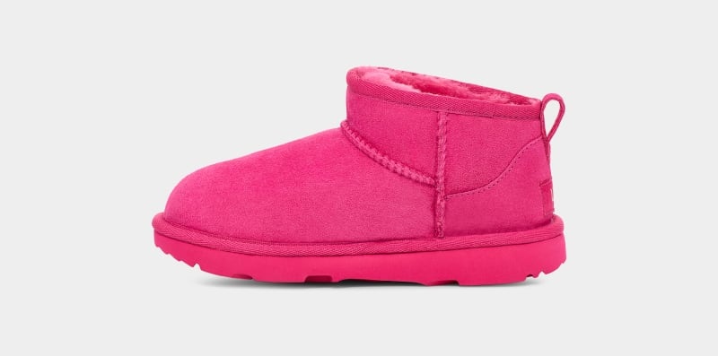 Pink Ugg Classic Ultra Mini Kids' Boots | South Africa-3219684