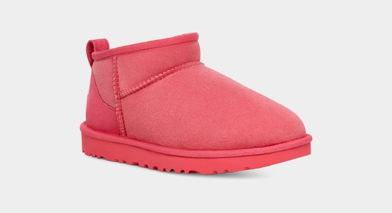 Pink Ugg Classic Ultra Mini Women's Boots | South Africa-5436012