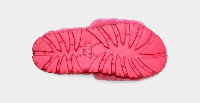 Pink Ugg Cozetta Curly Women's Slippers | South Africa-5176023