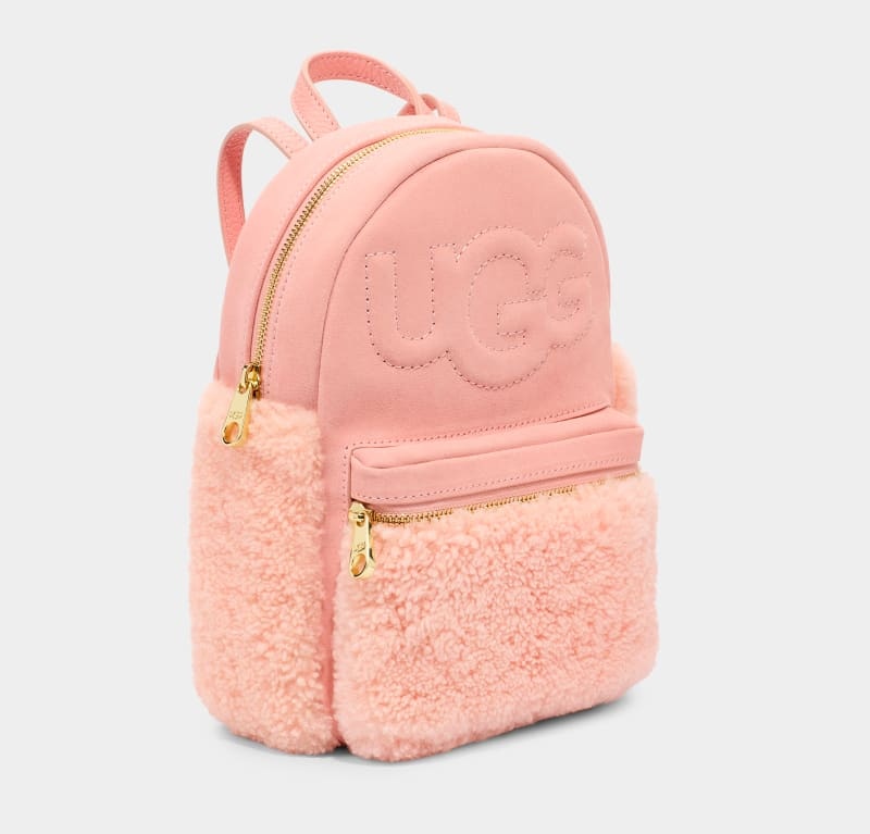 Pink Ugg Dannie Ii Mini Sheepskin Women's Backpacks | South Africa-6841705