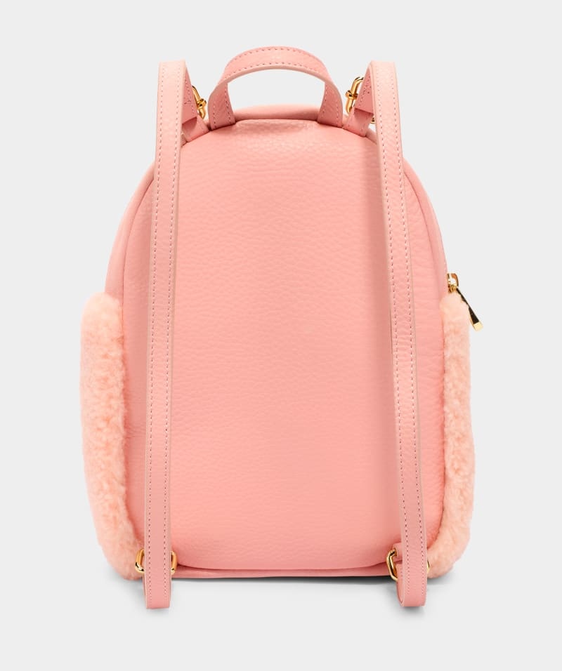 Pink Ugg Dannie Ii Mini Sheepskin Women's Backpacks | South Africa-6841705