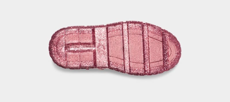 Pink Ugg Drizlita Glitter Kids' Boots | South Africa-9072456