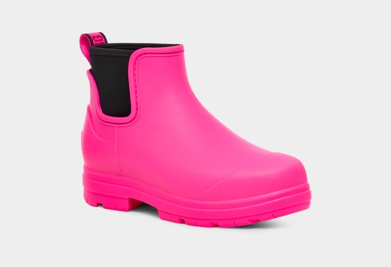 Pink Ugg Droplet Women's Chelsea Boots | South Africa-1045796