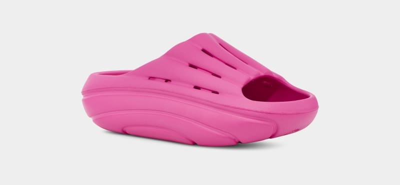 Pink Ugg Foamo Women's Slides | South Africa-9368247