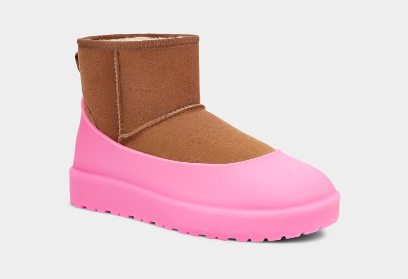 Pink Ugg Guard Men's Boots | South Africa-3910765