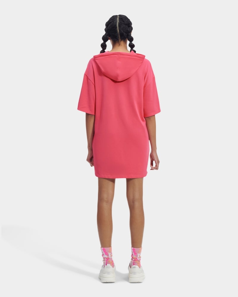 Pink Ugg Kassey Hooded T Shirt Women's Dress | South Africa-5731982